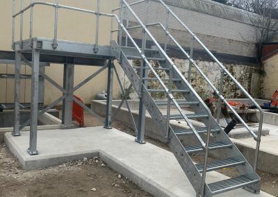 Galvanised Staircase